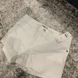 NWT abercrombie white shorts